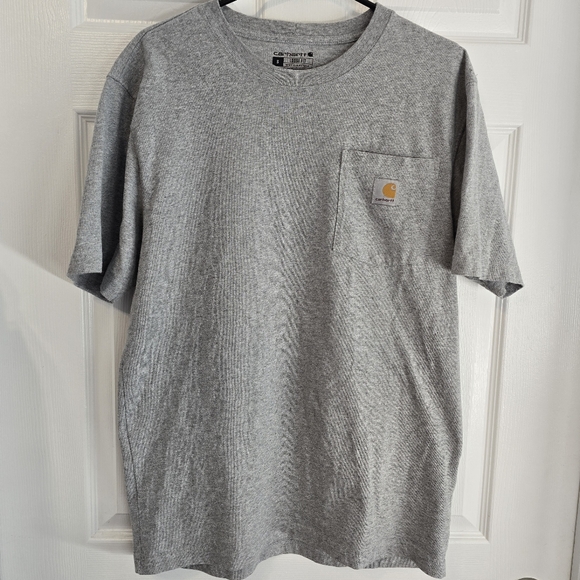 Carhartt Other - Carhartt Gray Short Sleeve Loose Pocket T Shirt Size Small Fits Medium